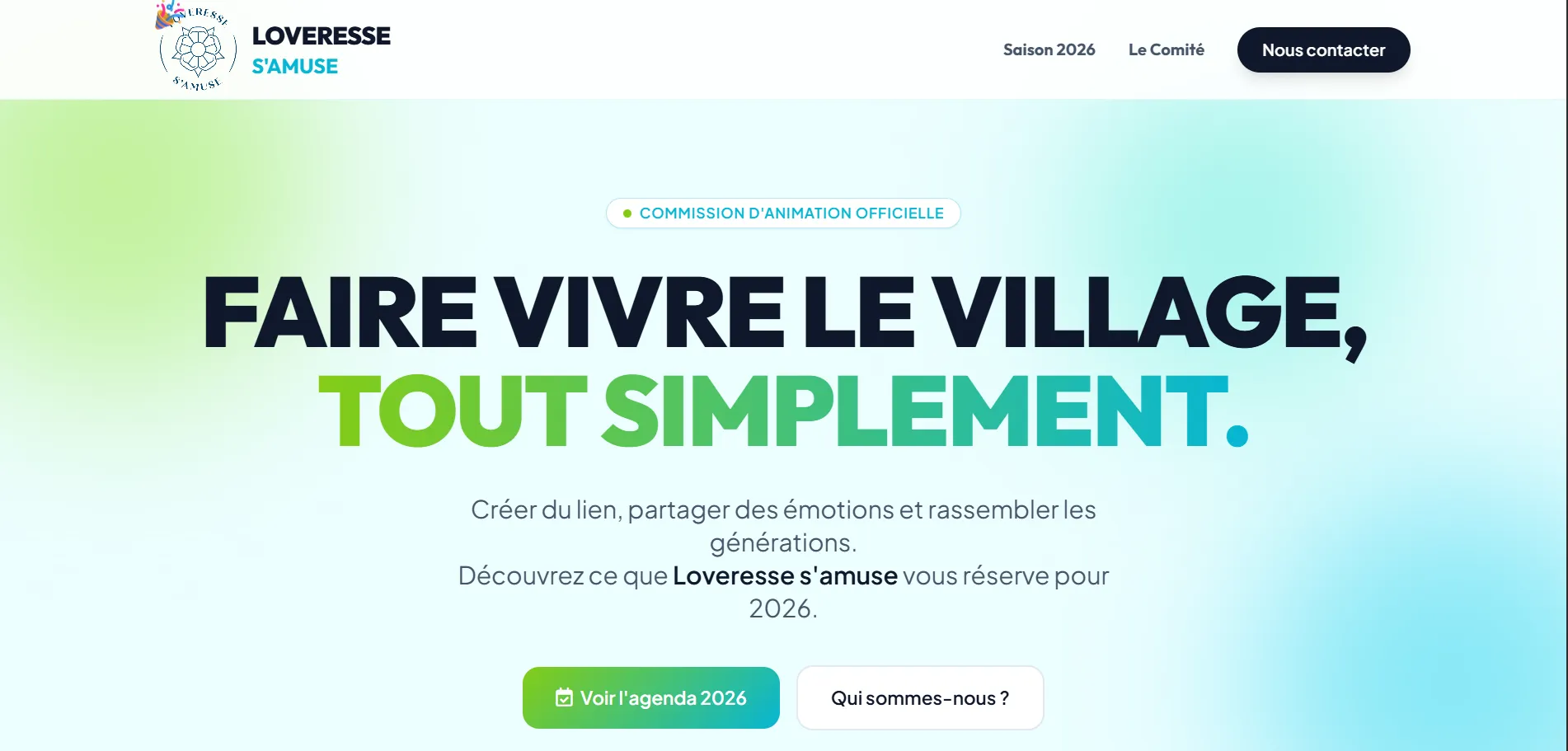 Aperçu du site Loveresse s'amuse